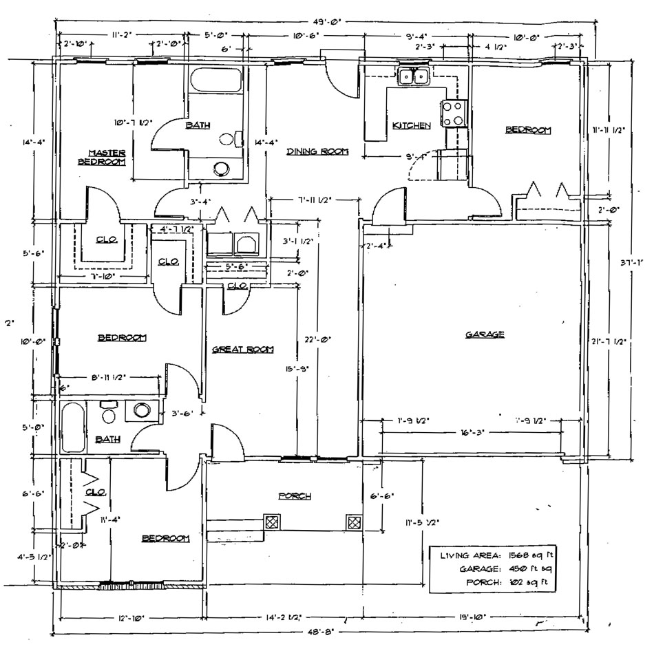 Standard House Dimensions Design Modern House